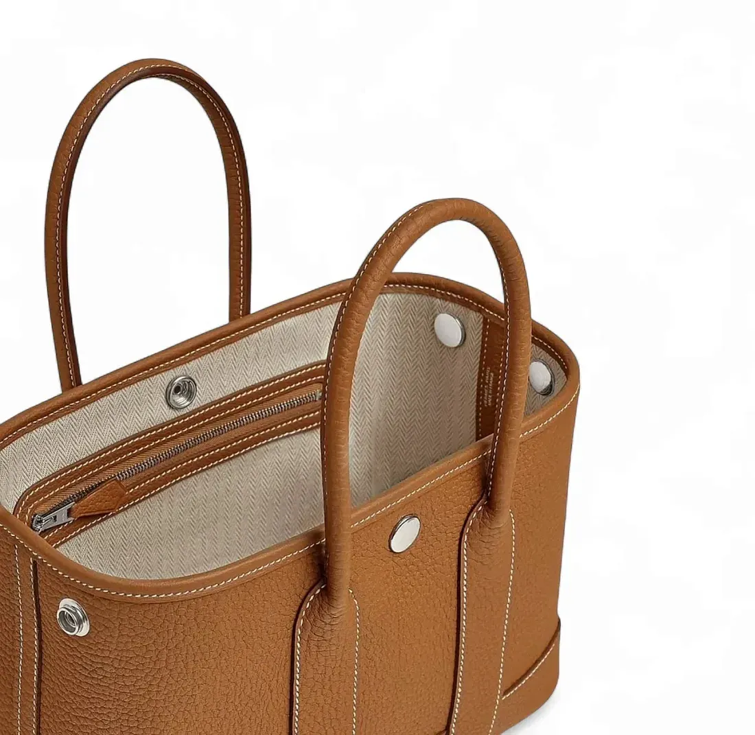 Hermès Сумка Neo Garden 23 Gold H Viking Negonda Palladium Hardware - фото 3