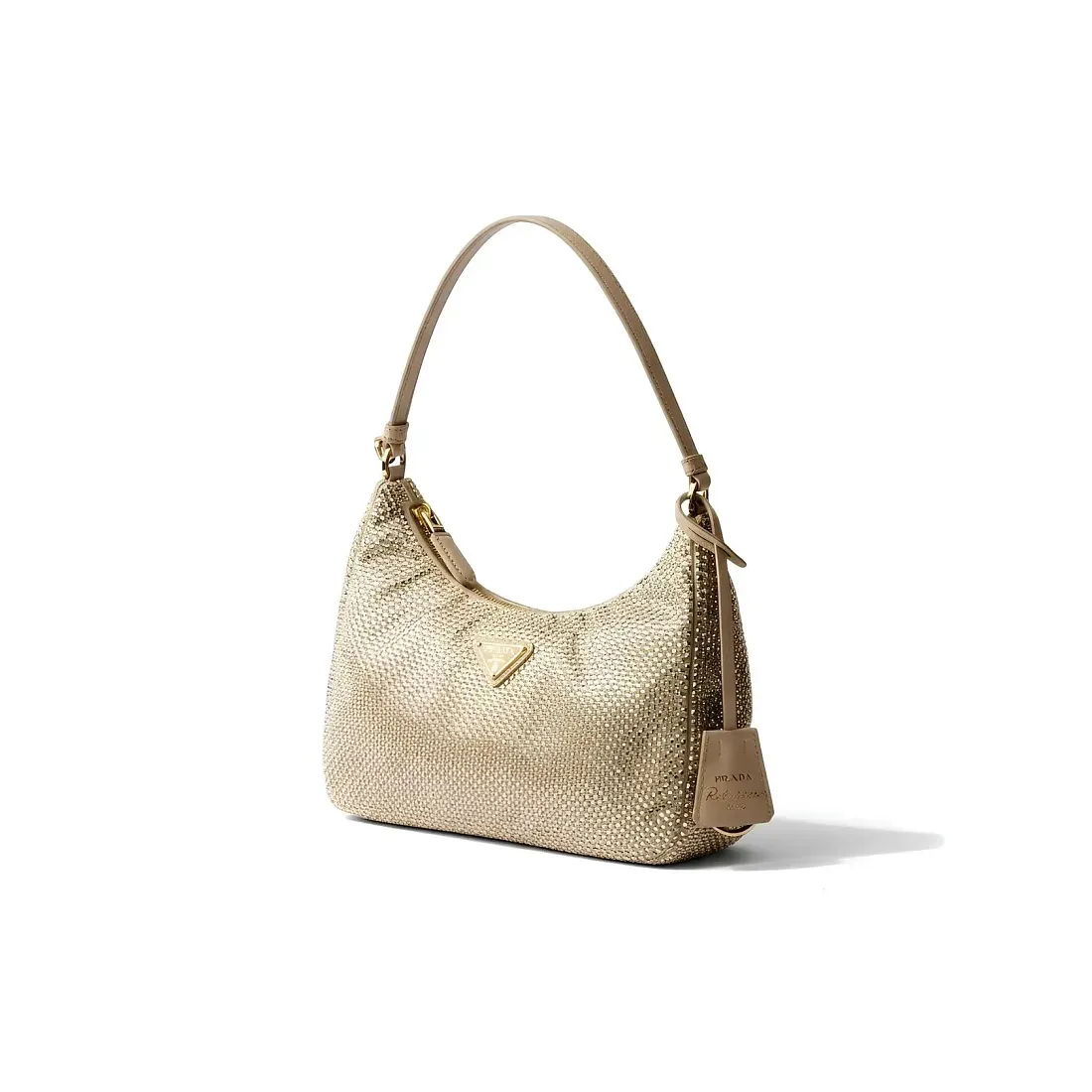 Prada Мини-сумка Re-Edition 2005 Sand Beige - фото 3
