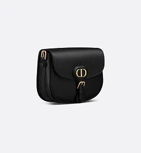 Dior Сумка Bobby grained calfskin среднего формата Black - фото 5