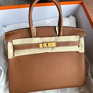 Hermès Сумка Birkin 30 Gold Togo Hardware - фото 3