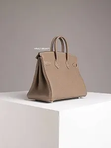 Hermès Сумка Birkin 25 Etoupe Togo Palladium Hardware - фото 8