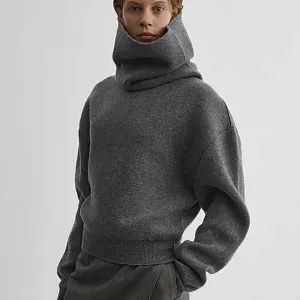 Phoebe Philo Пуловер с воротником-воронкой - фото 4