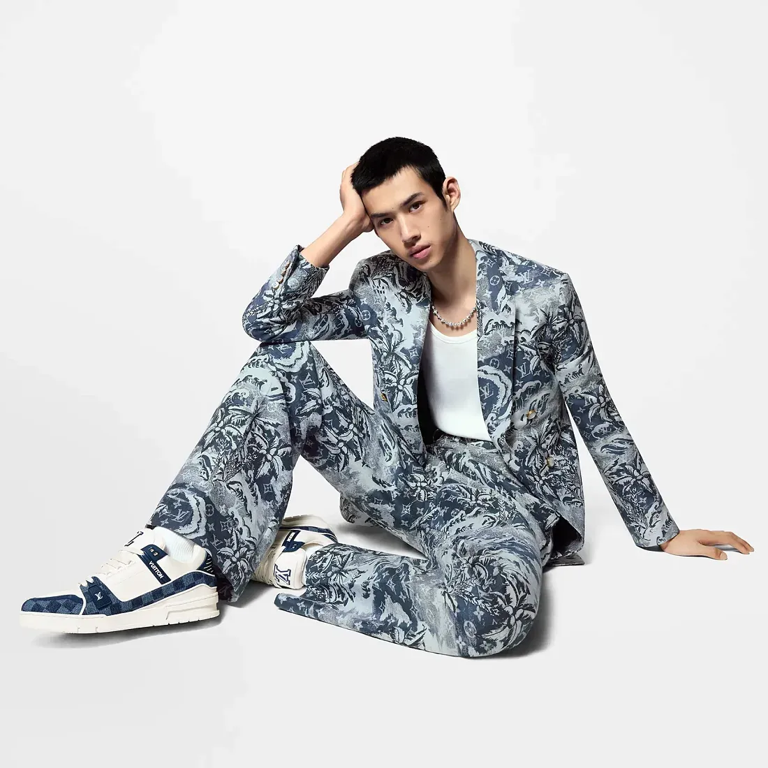Louis Vuitton Кроссовки LV Trainer Blue - фото 4