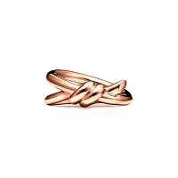 Tiffany & Co. Кольцо Knot Double Row Ring Rose Gold - фото 1