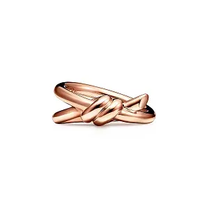 Tiffany & Co. Кольцо Knot Double Row Ring Rose Gold - фото 1