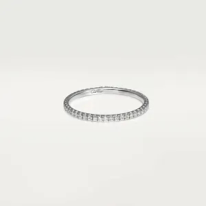 Cartier Обручальное кольцо с бриллиантовым паве Etincelle de 1,5 мм White Gold - фото 1