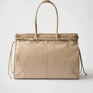 Prada Сумка большого размера из кожи Travertine - фото 4