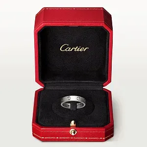 Cartier Обручальное кольцо Love 8 бриллиантов White Gold - фото 5