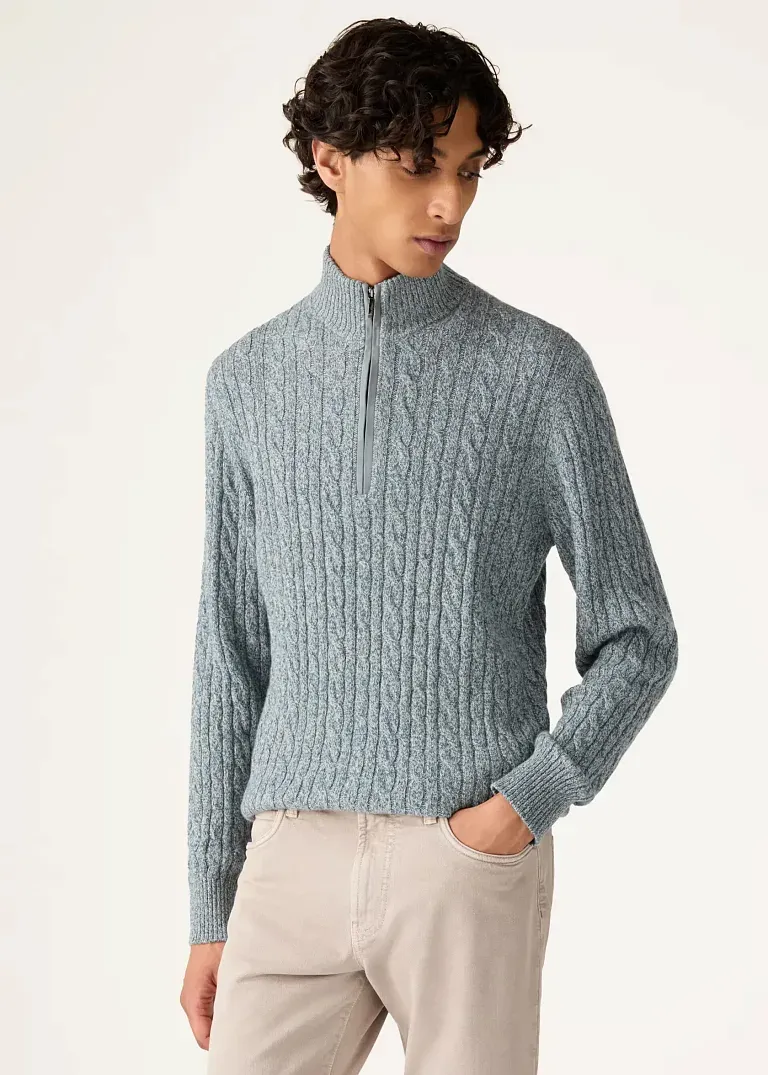 Свитер Loro Piana Blue / Teal - фото 1