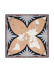Louis Vuitton Платок-каре Map Encre - фото 1
