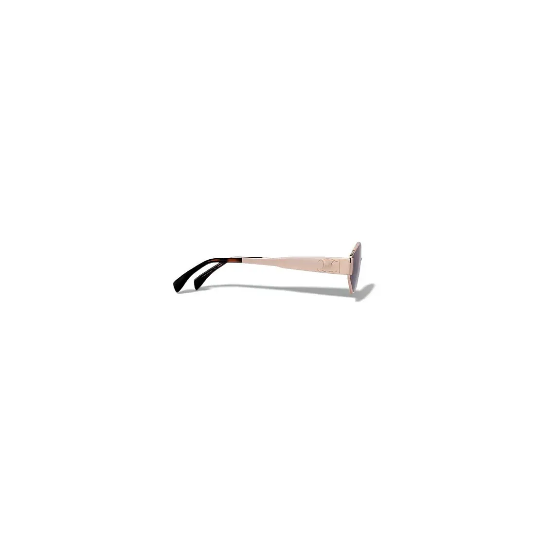Celine Солнцезащитные очки Triomphe Metal 02 Rose Gold and Smoke - фото 3