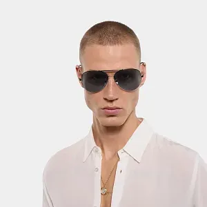 Gucci Солнцезащитные очки Pilot - фото 4