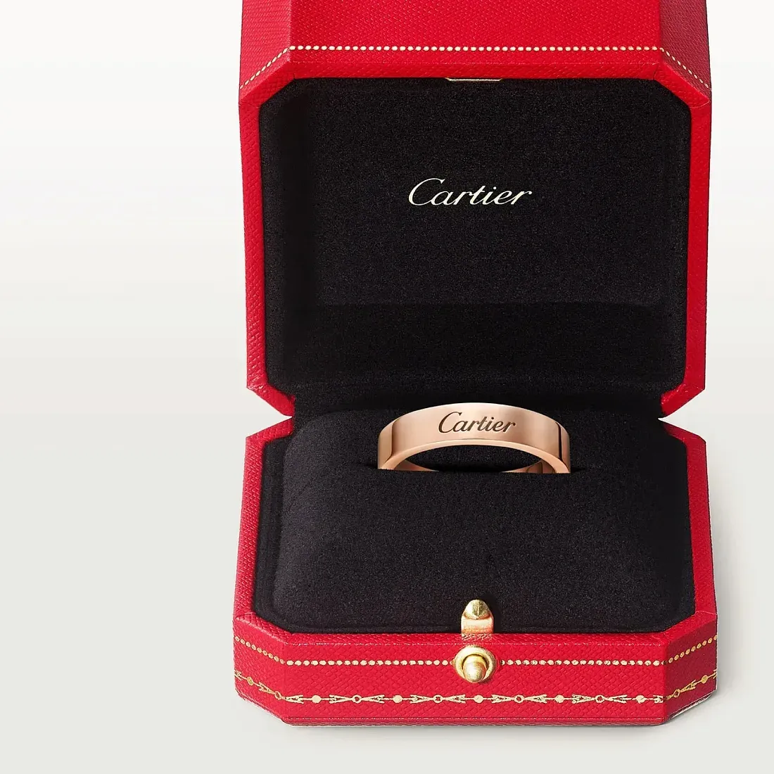Cartier Обручальное кольцо C de Men 4 мм Rose Gold - фото 3