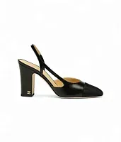 Chanel Кожаные слингбэки Black - фото 1