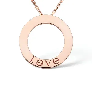 Cartier Кулон Love Men Rose Gold - фото 4