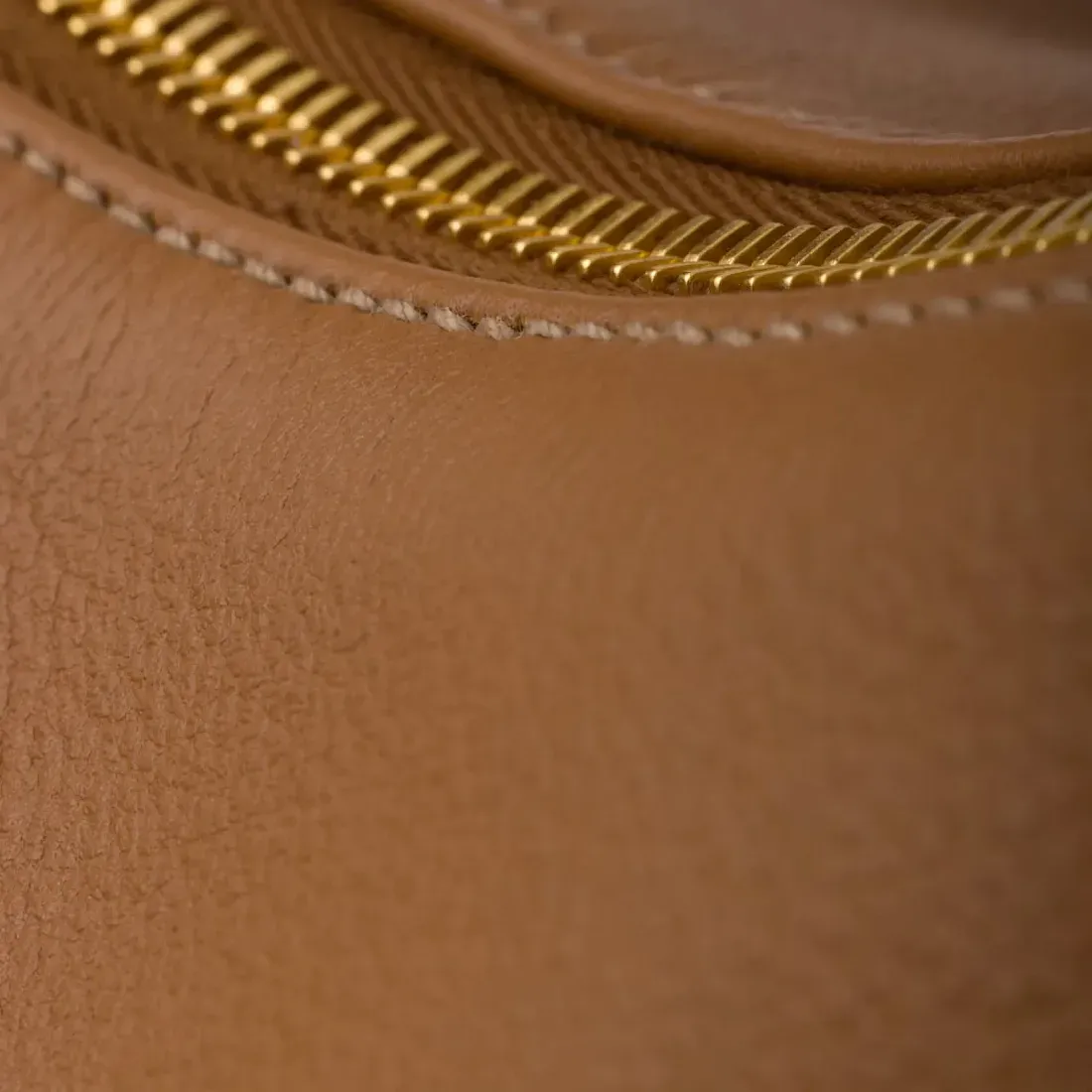 Prada Сумка на плечо Aimee Large из кожи Caramel - фото 6