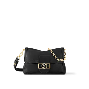 Louis Vuitton Сумка Dauphine Soft MM Black - фото 1