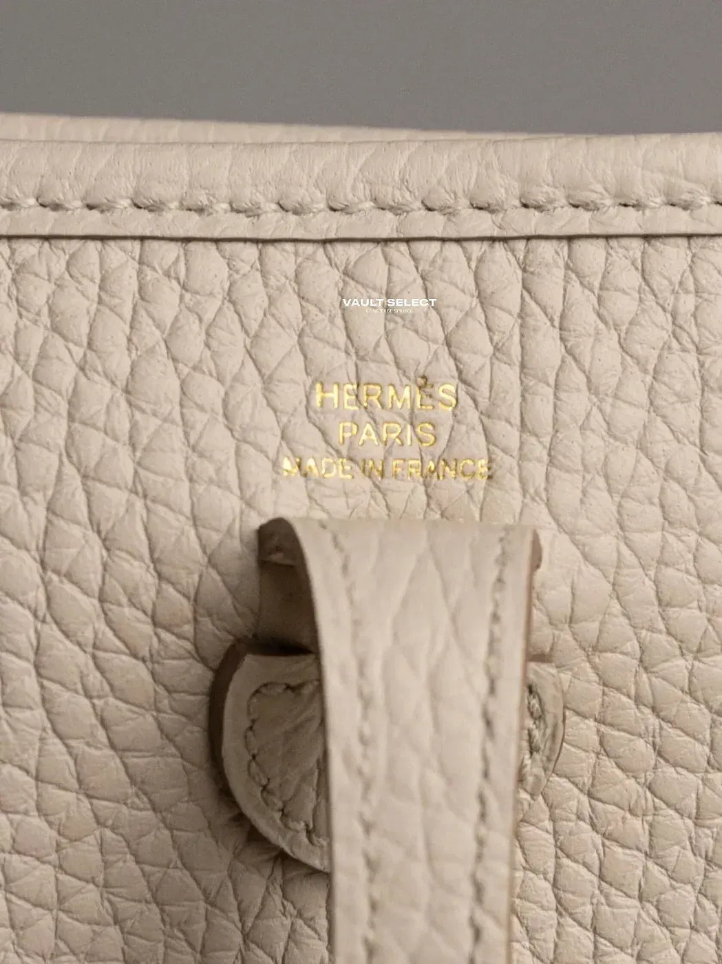 Hermès Сумка Evelyne 16 Beton Clemence Gold Hardware - фото 7