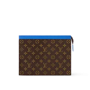 Louis Vuitton Клатч Pochette Voyage MM Blue - фото 1