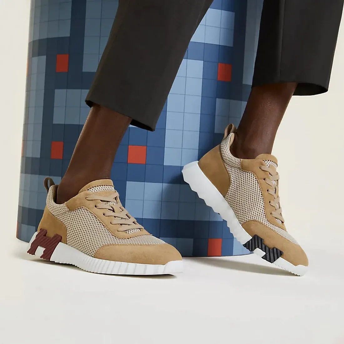 Hermès Кроссовки Bouncing Beige Argile - фото 2
