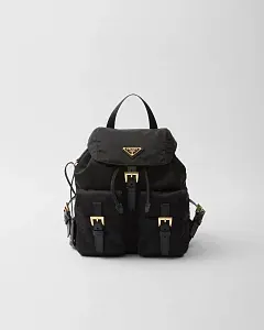 Prada Маленький рюкзак Re-Edition 1978 из нейлона Re-Nylon Black - фото 1