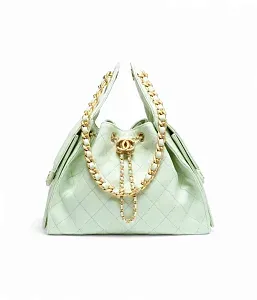 Chanel Маленькая сумка 25 Light Green - фото 1
