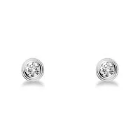 Cartier Серьги d'Amour stud earrings, 2 diamonds, small model White Gold - фото 1