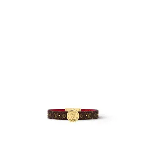 Louis Vuitton Двухсторонний браслет Circle Monogram Rouge - фото 1