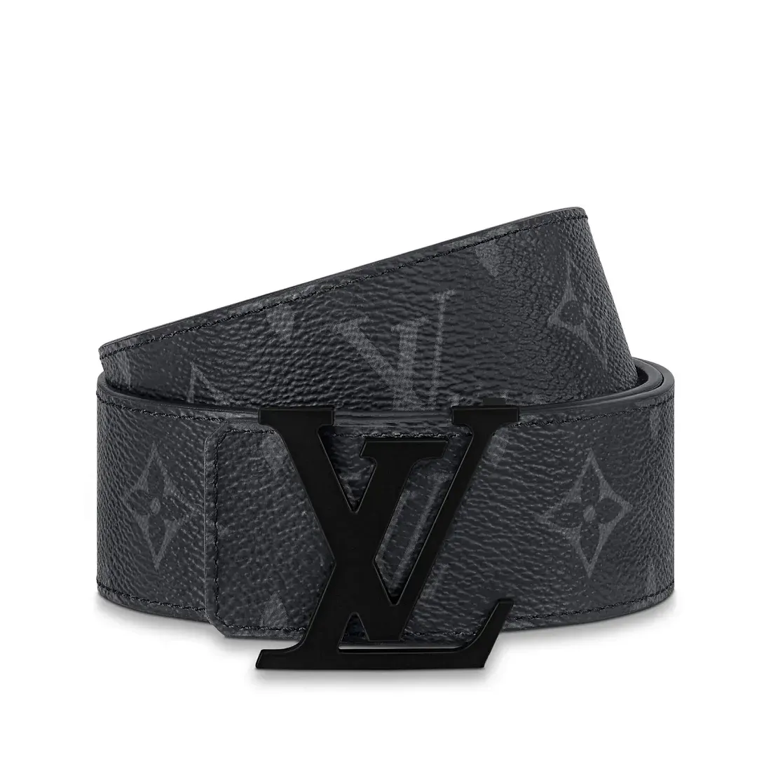 Louis Vuitton Ремень Initiales черного цвета с матовым эффектом - фото 4