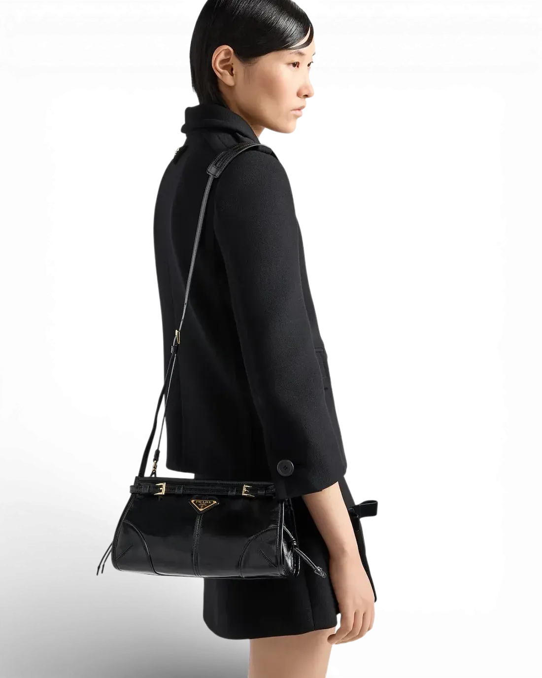 Prada Сумка Bonnie small leather shoulder - фото 2