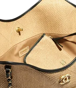 Chanel Большая сумка Cabas Beige - фото 4
