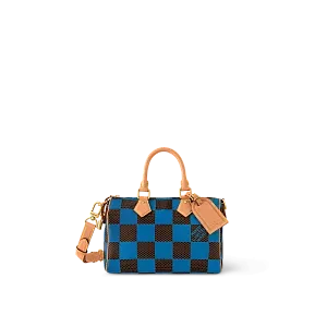 Louis Vuitton Сумка Speedy 25 с плечевым ремнем Blue - фото 1