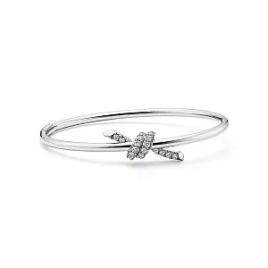 Tiffany & Co. Браслет Knot Wire Bangle White Gold - фото 1