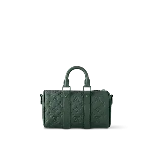 Louis Vuitton Сумка Keepall 25 с плечевым ремнем Dark Green - фото 1