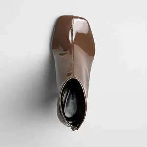 Phoebe Philo Мягкие ботильоны 90 Toffee - фото 5