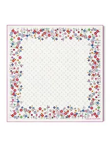 Louis Vuitton Платок-каре Monogram Superflat Flowers 90 TM x - фото 1