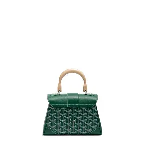 Goyard Мини-сумка Saigon Souple Green - фото 4