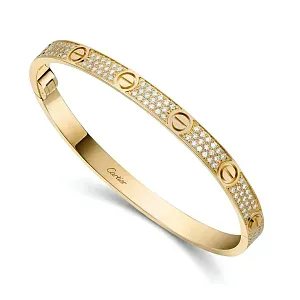 Cartier Браслет Love medium model, paved - фото 4
