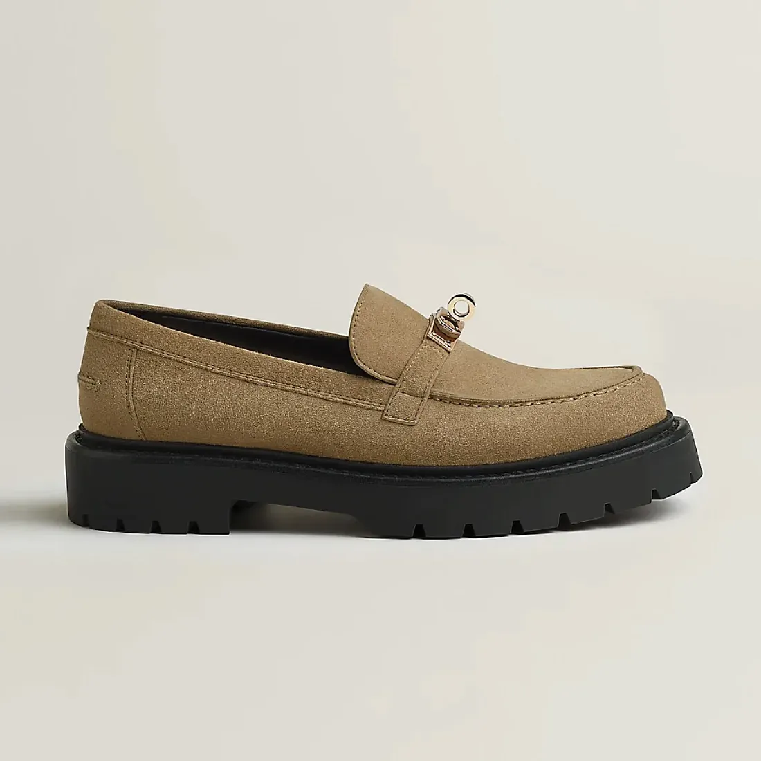 Hermès Лоферы Icone Beige Sable - фото 3