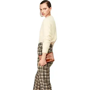 Schiaparelli Клатч Pochette Chaine Bouche Moulee Marron - фото 2