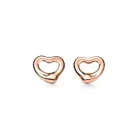 Tiffany & Co. Серьги Elsa Peretti Open Heart Earrings Rose Gold - фото 1