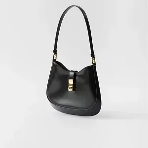 Prada Сумка Cleo из лакированной кожи с застежкой-клапаном - фото 2