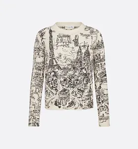 Dior Свитер с вышивкой - фото 1