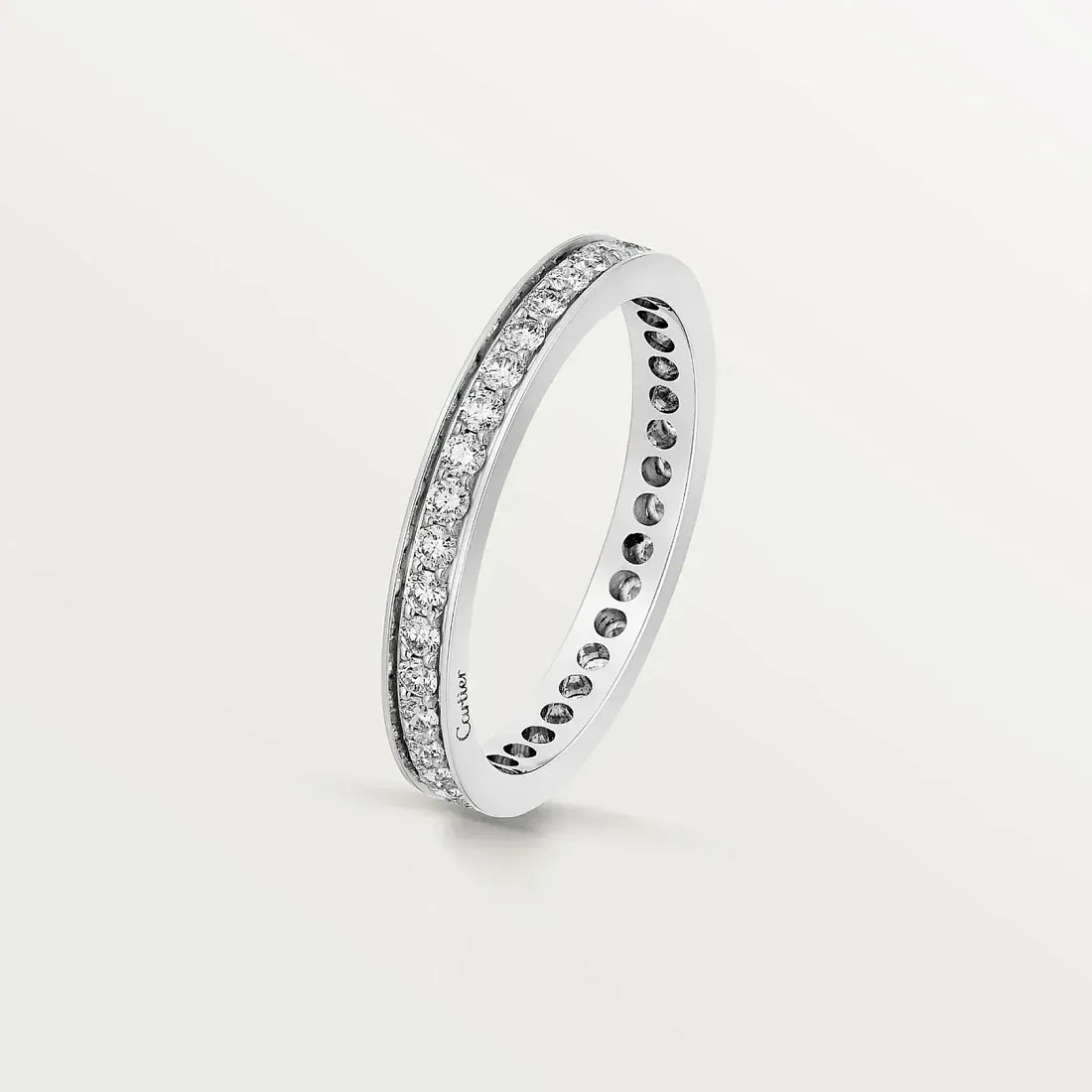 Cartier Обручальное кольцо с бриллиантовым паве Ballerine 2,4 мм - фото 2