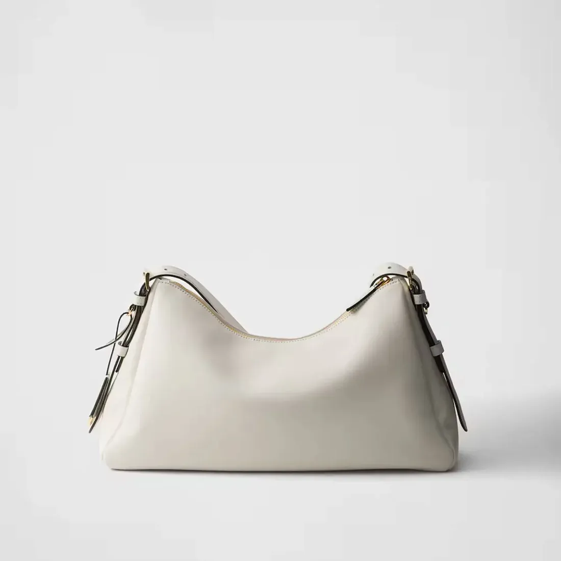 Prada Сумка на плечо Aimee Large из кожи White - фото 4