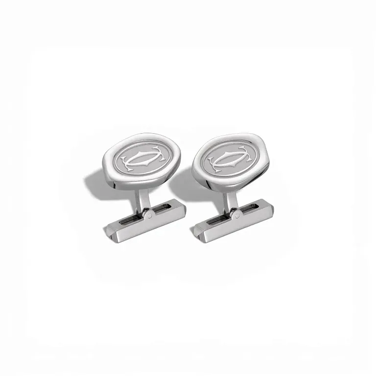 Запонки Cartier Wax Seal Motif Cufflinks - фото 1