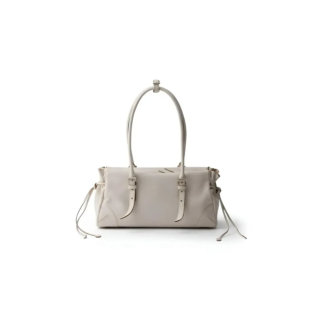Prada Сумка-тоут Bonnie Chalk White - фото 2