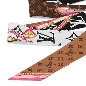 Louis Vuitton Шелковая лента Ultimate Monogram BB Black - фото 3