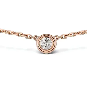 Cartier Кулон Love, brilliant-cut diamond, mini model Rose Gold - фото 3
