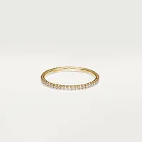 Cartier Обручальное кольцо с бриллиантовым паве Etincelle de 1,5 мм Yellow Gold - фото 1